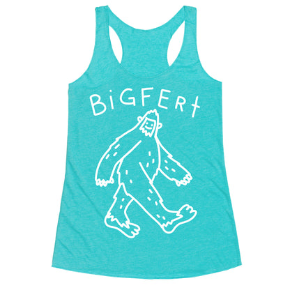 Derpy Bigfert Sasquatch  Racerback Tank