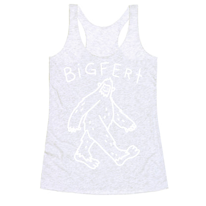 Derpy Bigfert Sasquatch  Racerback Tank