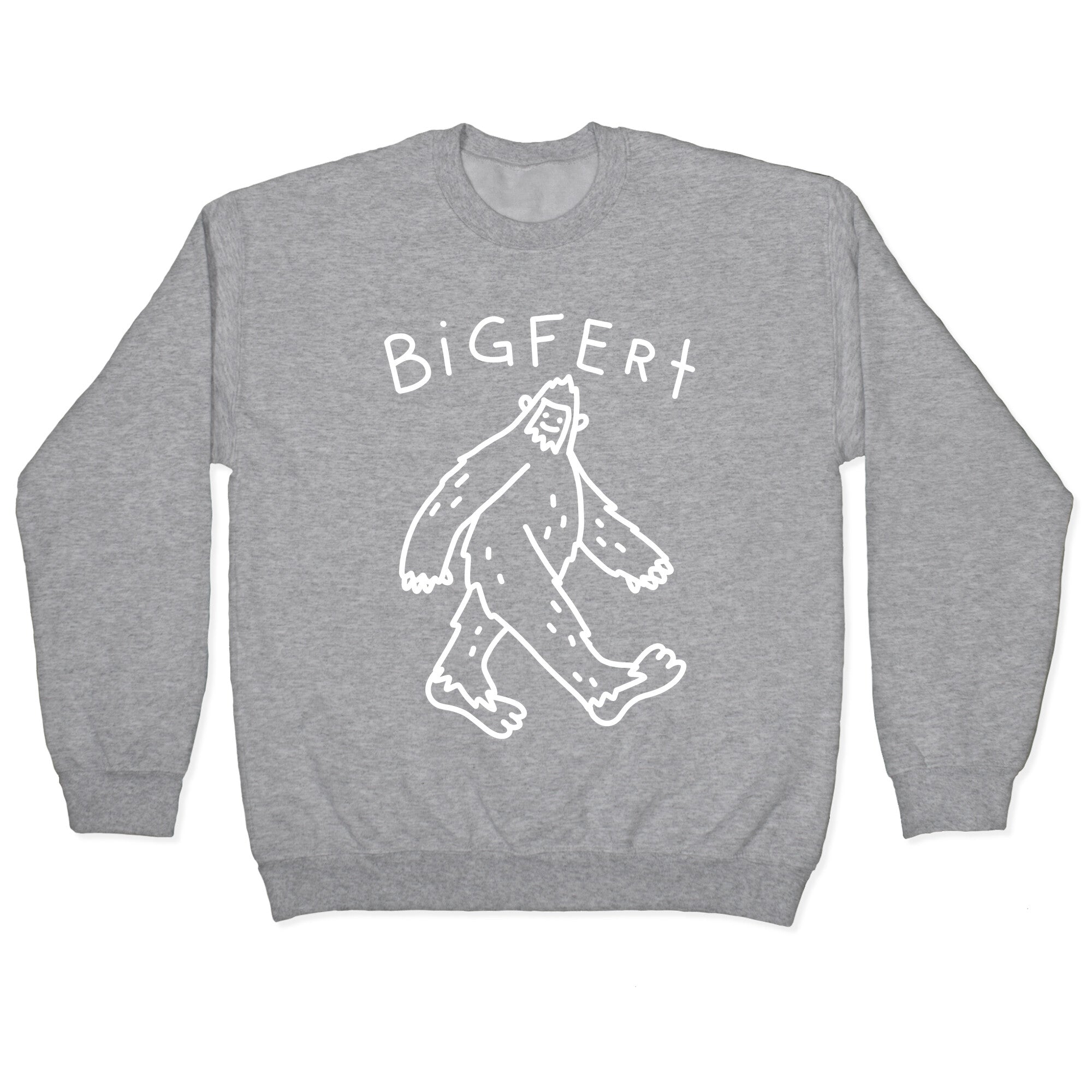 Derpy Bigfert Sasquatch Crewneck Sweatshirt