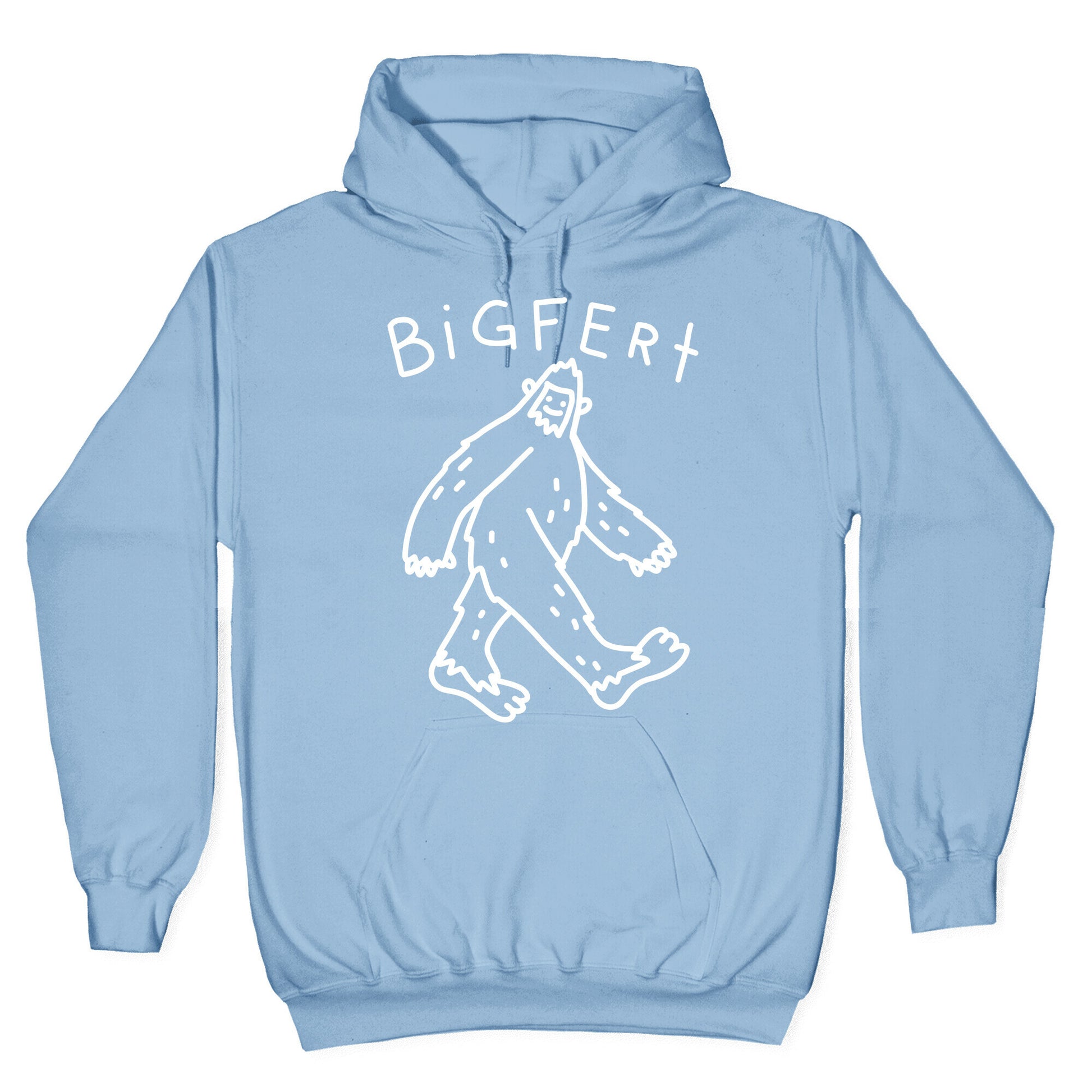 Derpy Bigfert Sasquatch Hoodie