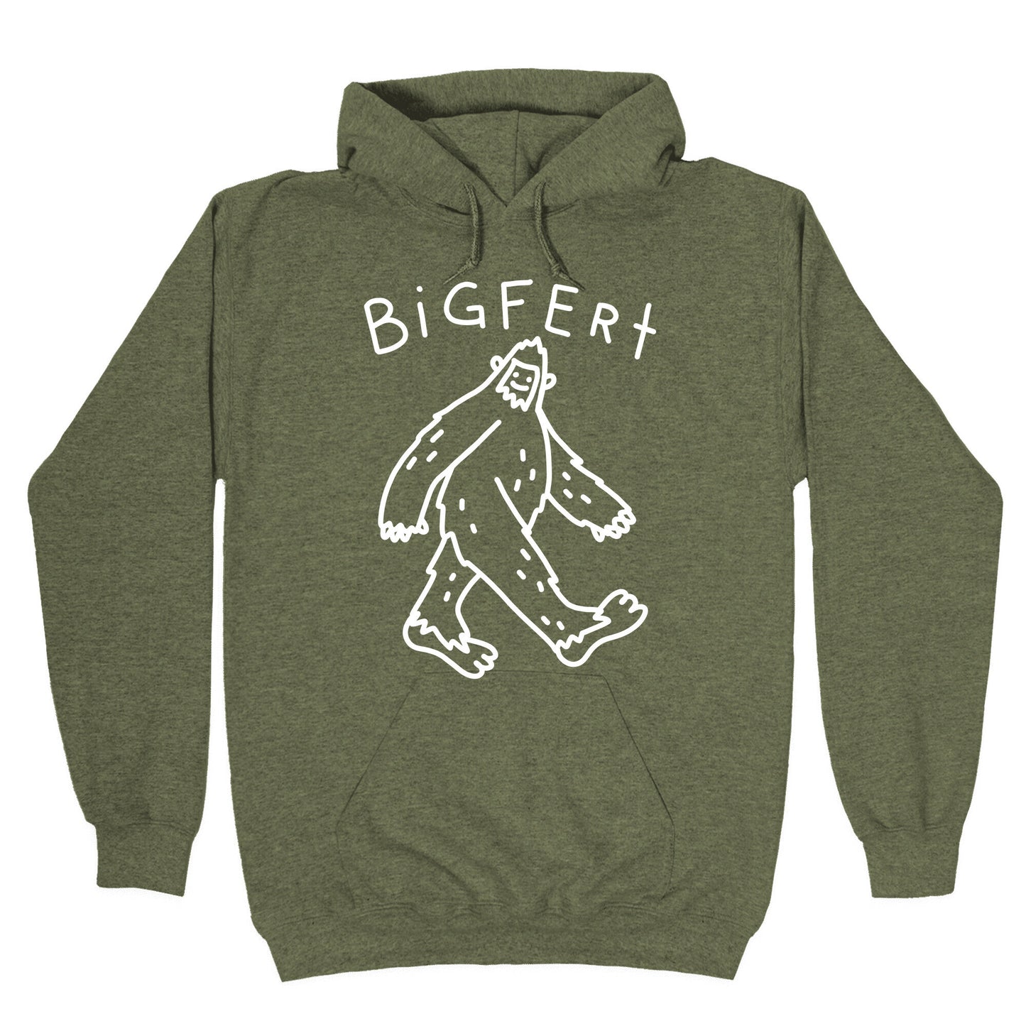 Derpy Bigfert Sasquatch Hoodie