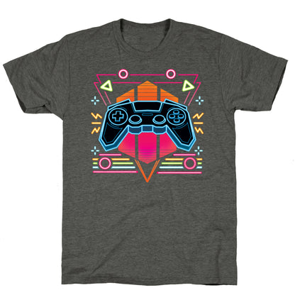 Synthwave Gamer Unisex Triblend Tee