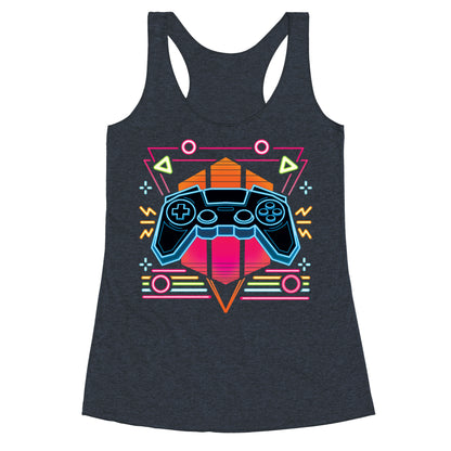 Synthwave Gamer Racerback Tank