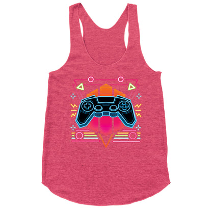 Synthwave Gamer Racerback Tank