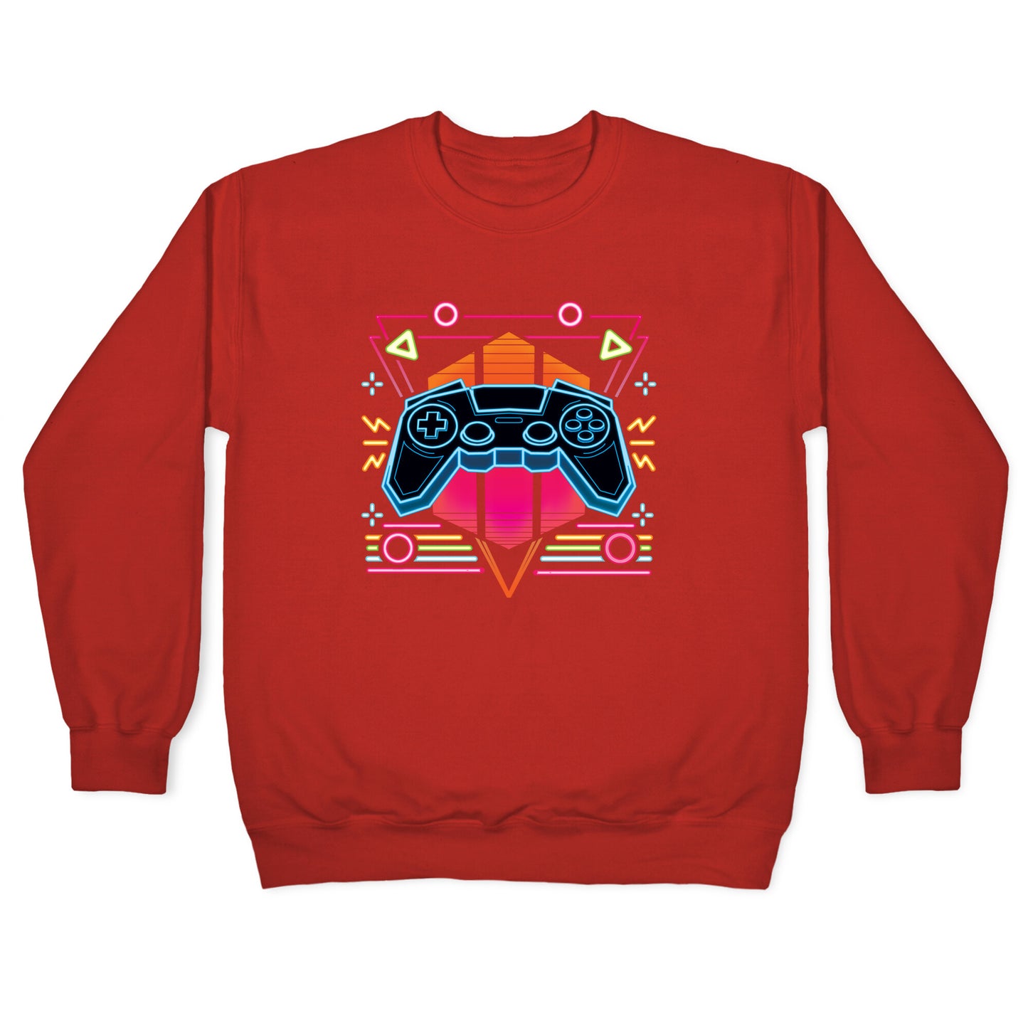 Synthwave Gamer Crewneck Sweatshirt