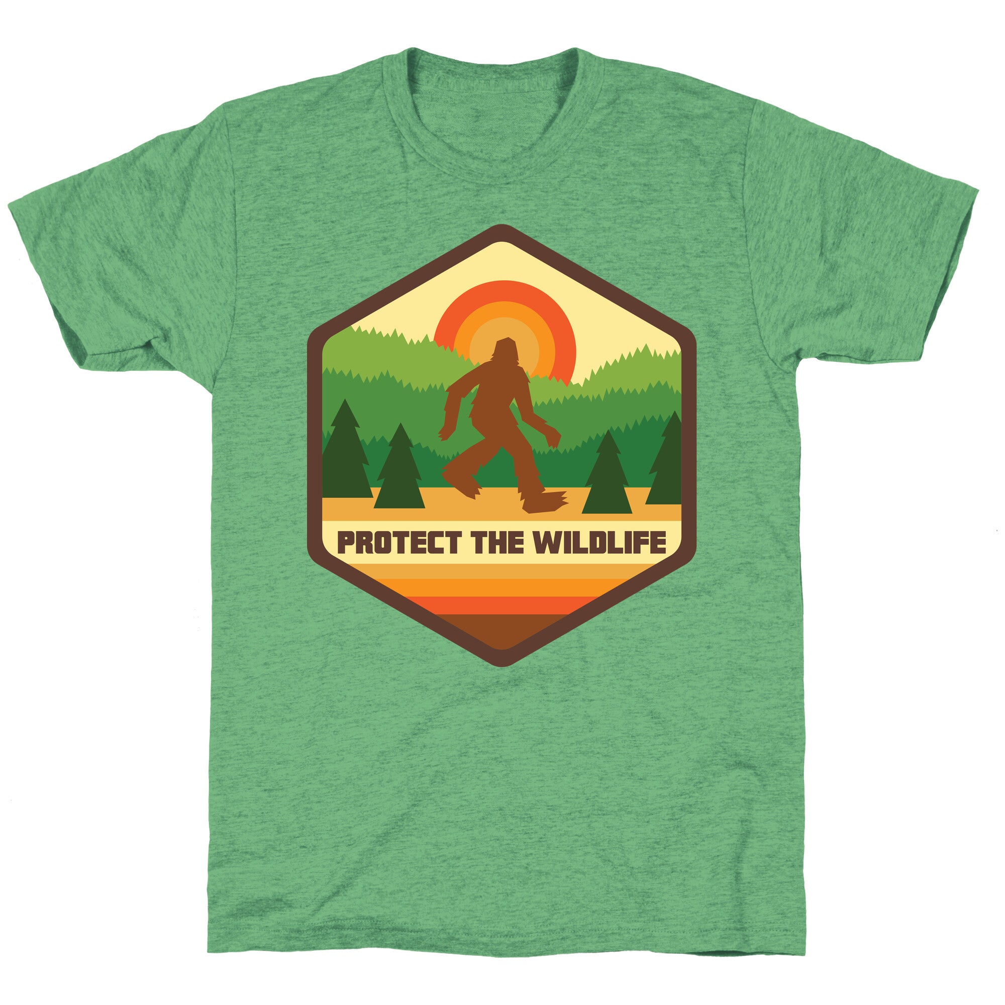 Protect The Wildlife (Bigfoot) Unisex Triblend Tee