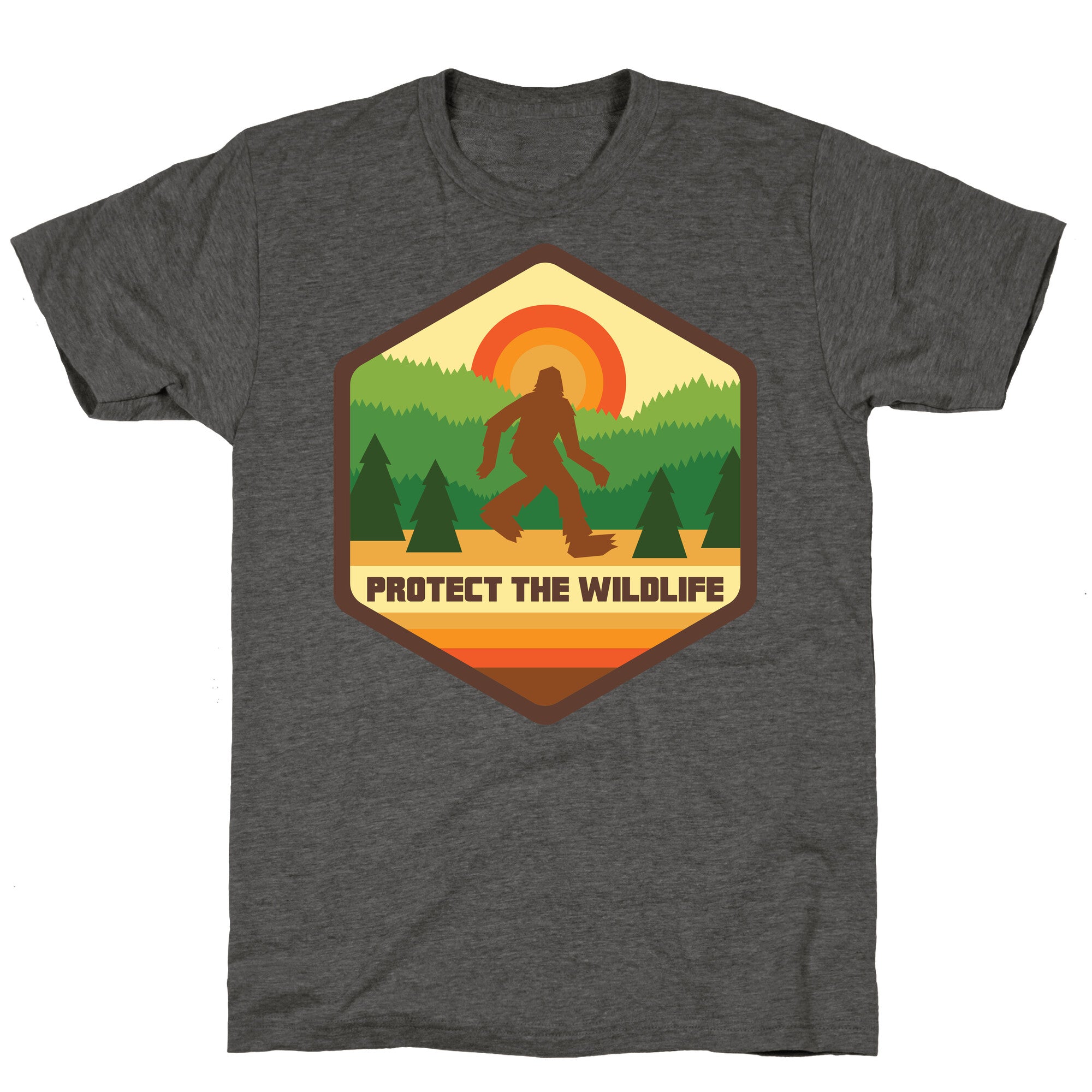 Protect The Wildlife (Bigfoot) Unisex Triblend Tee