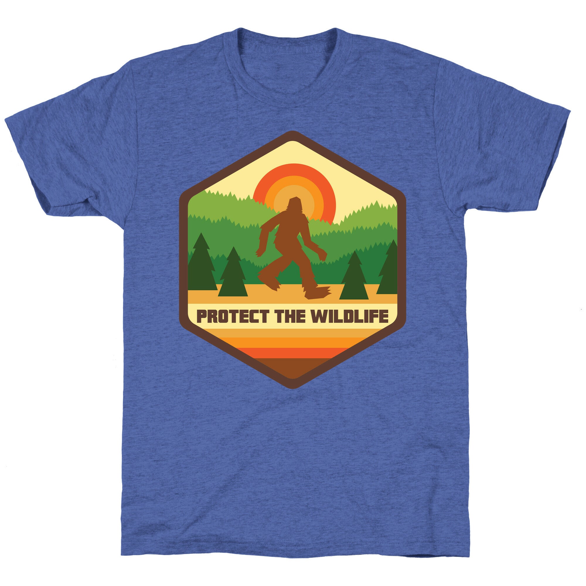 Protect The Wildlife (Bigfoot) Unisex Triblend Tee