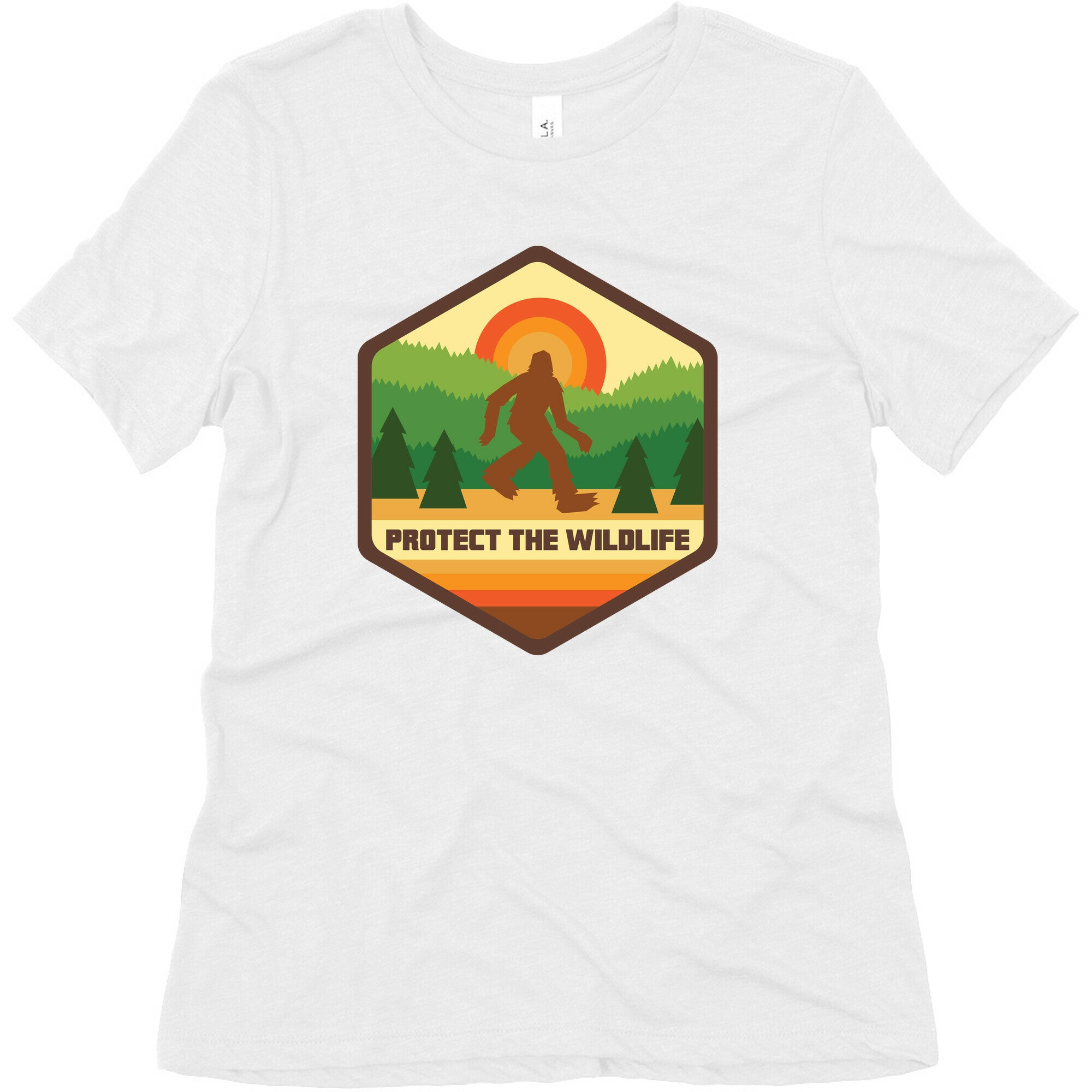 Protect The Wildlife (Bigfoot) Women's Triblend Tee