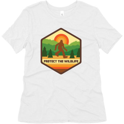 Protect The Wildlife (Bigfoot) Women's Triblend Tee