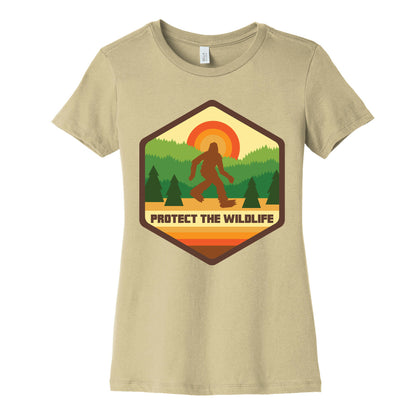 Protect The Wildlife (Bigfoot) Women's Cotton Tee