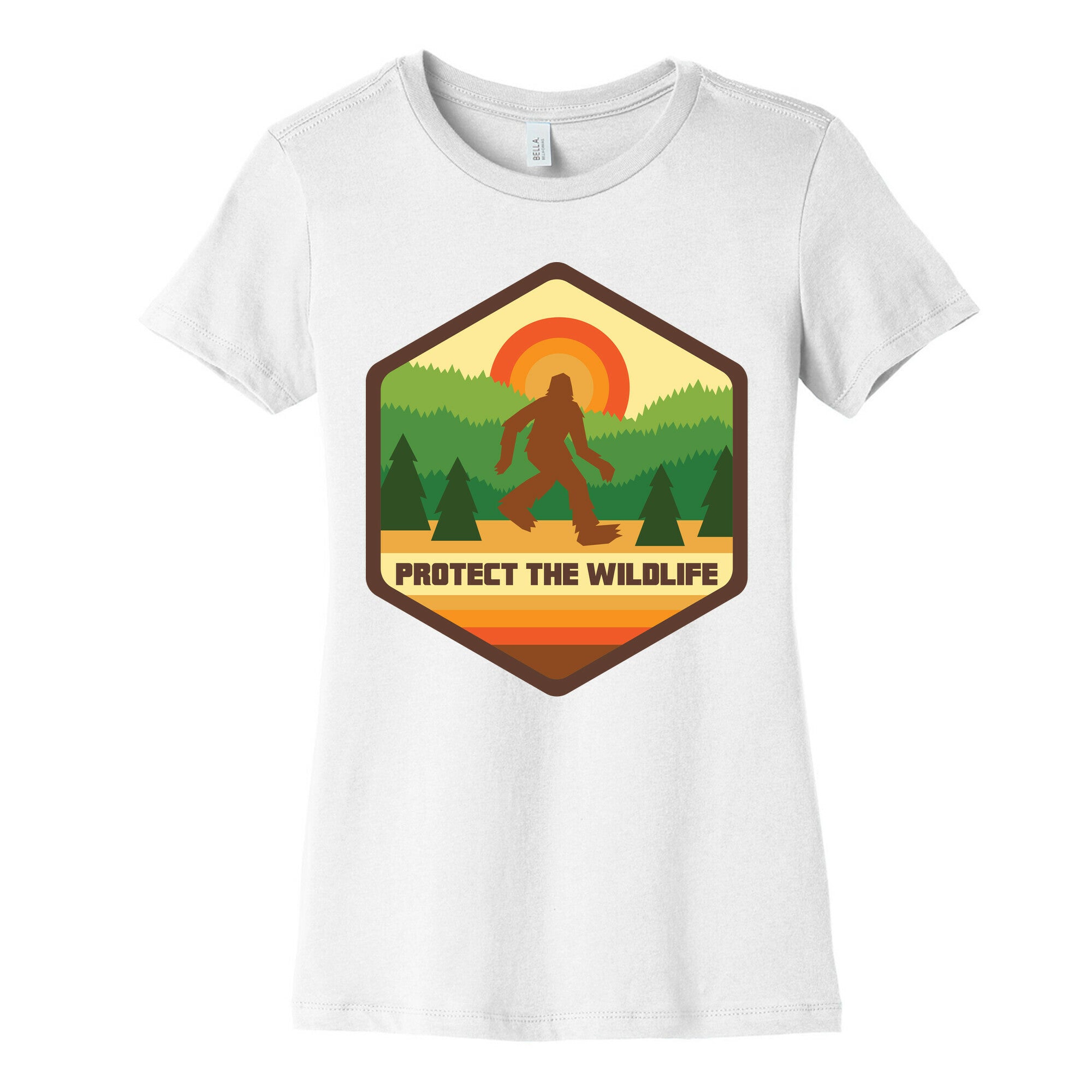 Protect The Wildlife (Bigfoot) Women's Cotton Tee