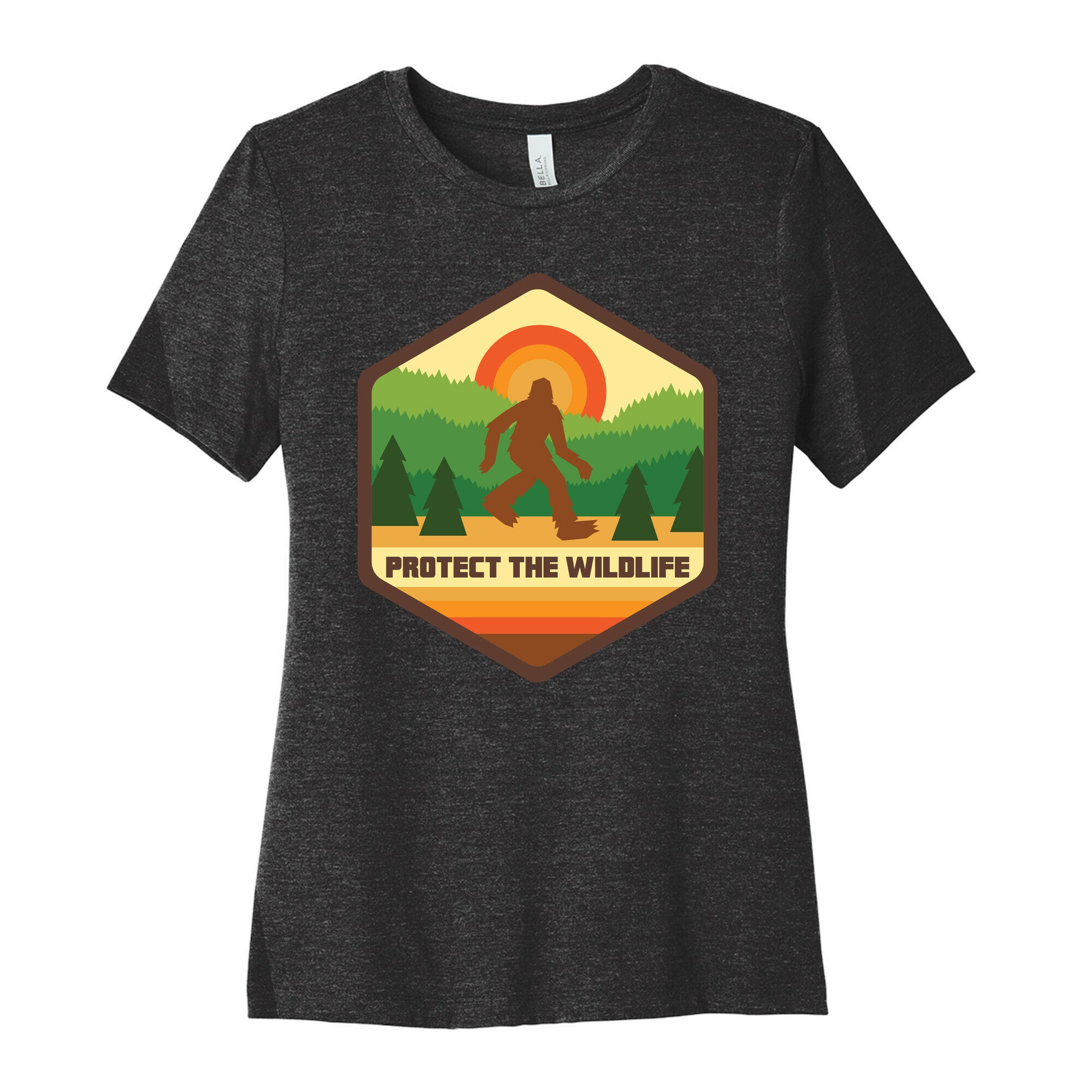 Protect The Wildlife (Bigfoot) Women's Cotton Tee