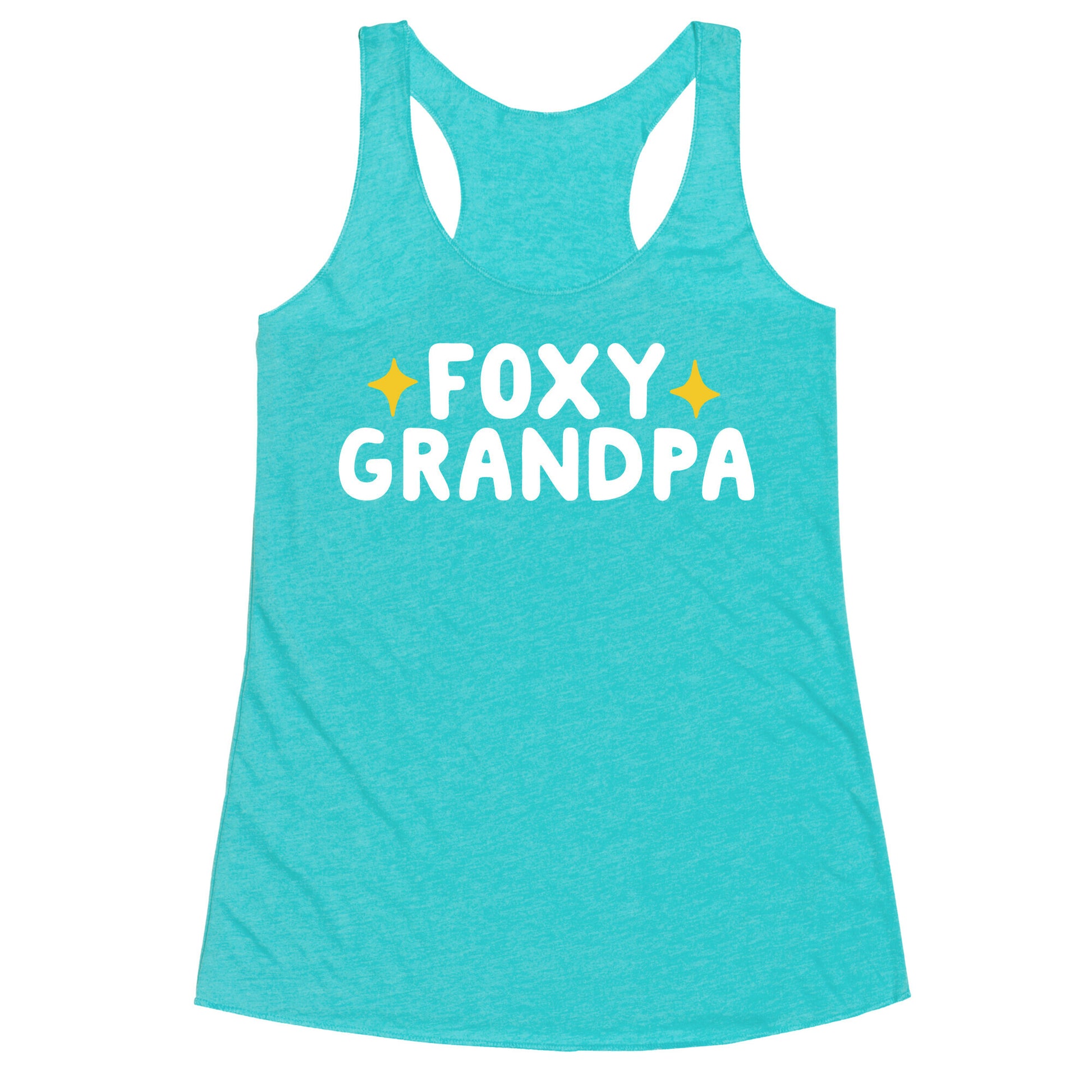 Foxy Grandpa Racerback Tank