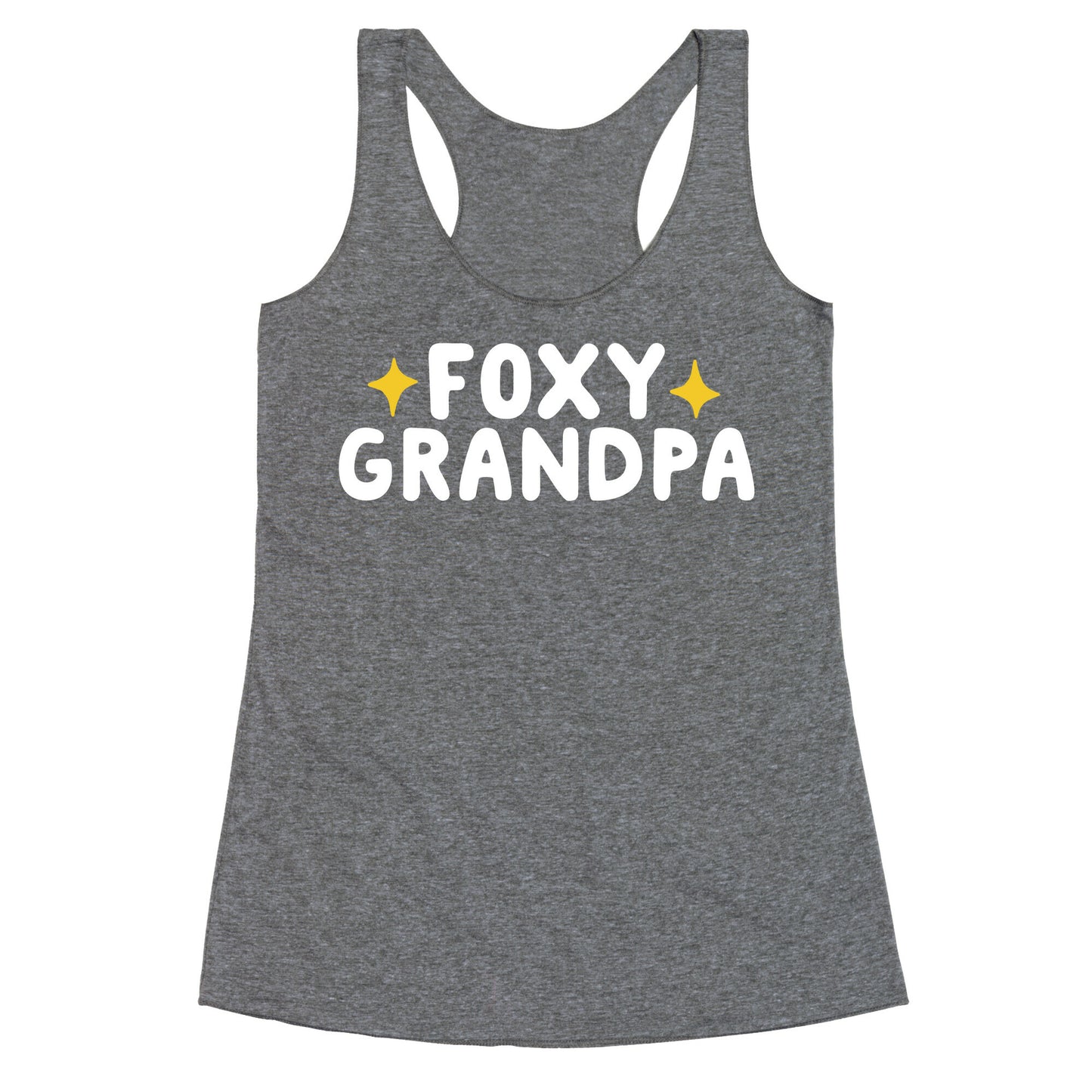 Foxy Grandpa Racerback Tank