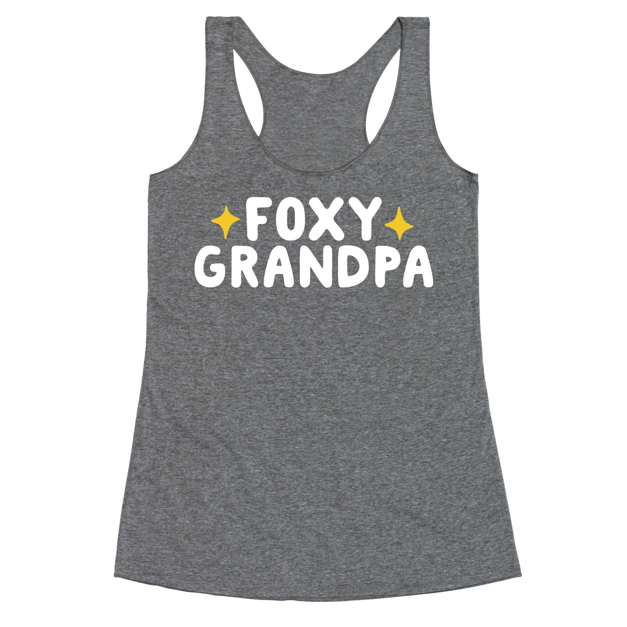 Foxy Grandpa Racerback Tank