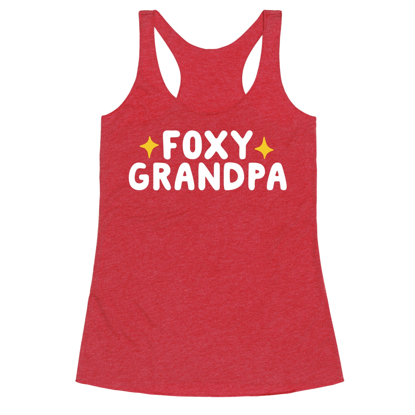 Foxy Grandpa Racerback Tank