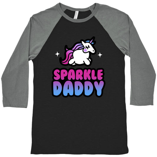 Sparkle Daddy Baseball Tee