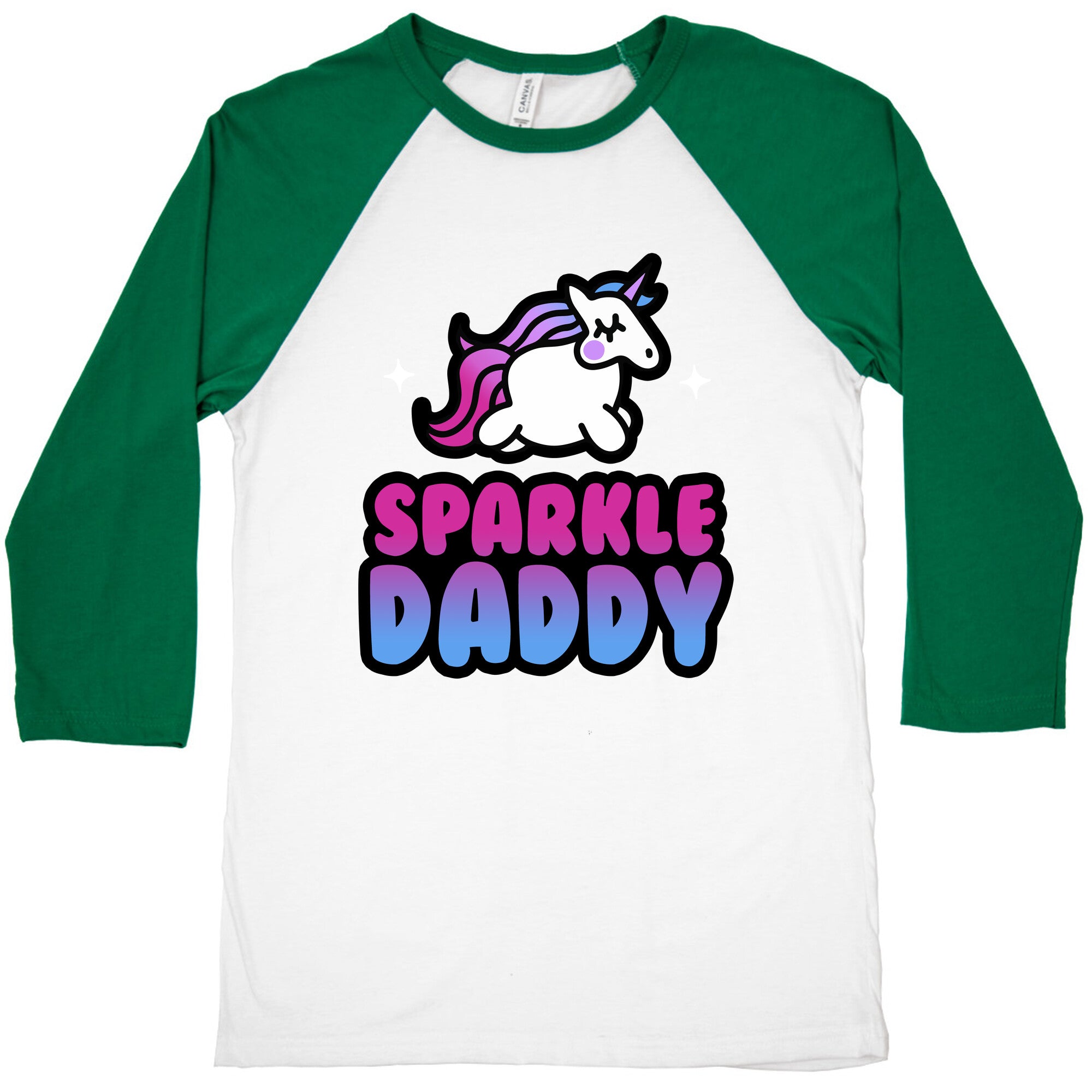 Sparkle Daddy Baseball Tee
