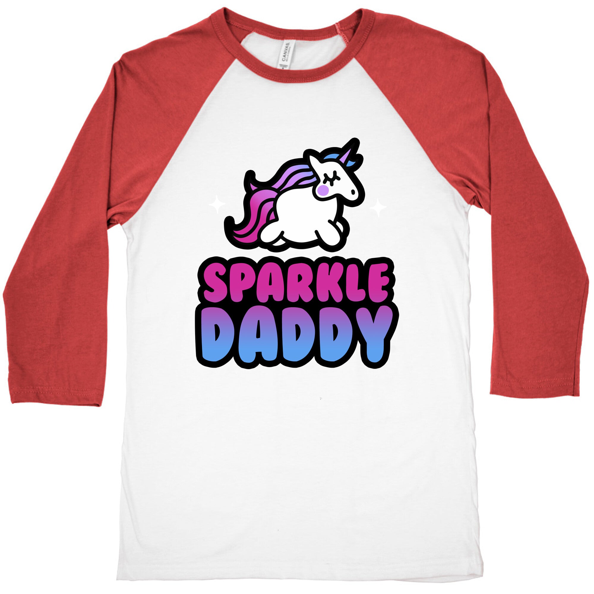 Sparkle Daddy Baseball Tee