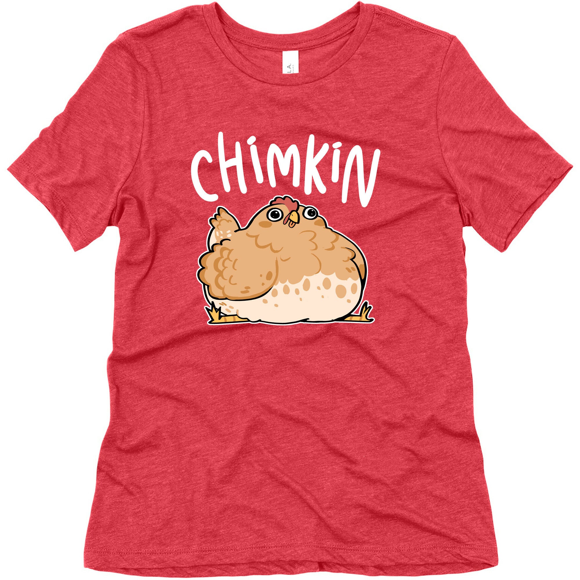 Chimkin Derpy Chicken Women's Triblend Tee