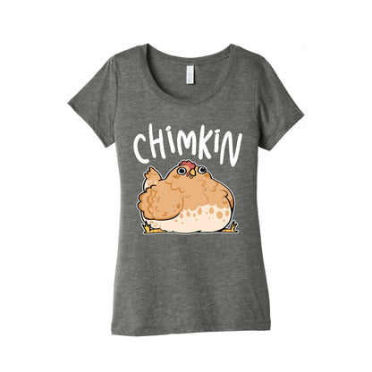 Chimkin Derpy Chicken Women's Triblend Tee