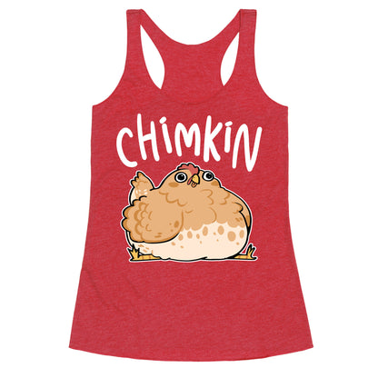 Chimkin Derpy Chicken Racerback Tank