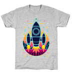 Synthwave Space Exploration T-Shirt