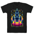 Synthwave Space Exploration T-Shirt