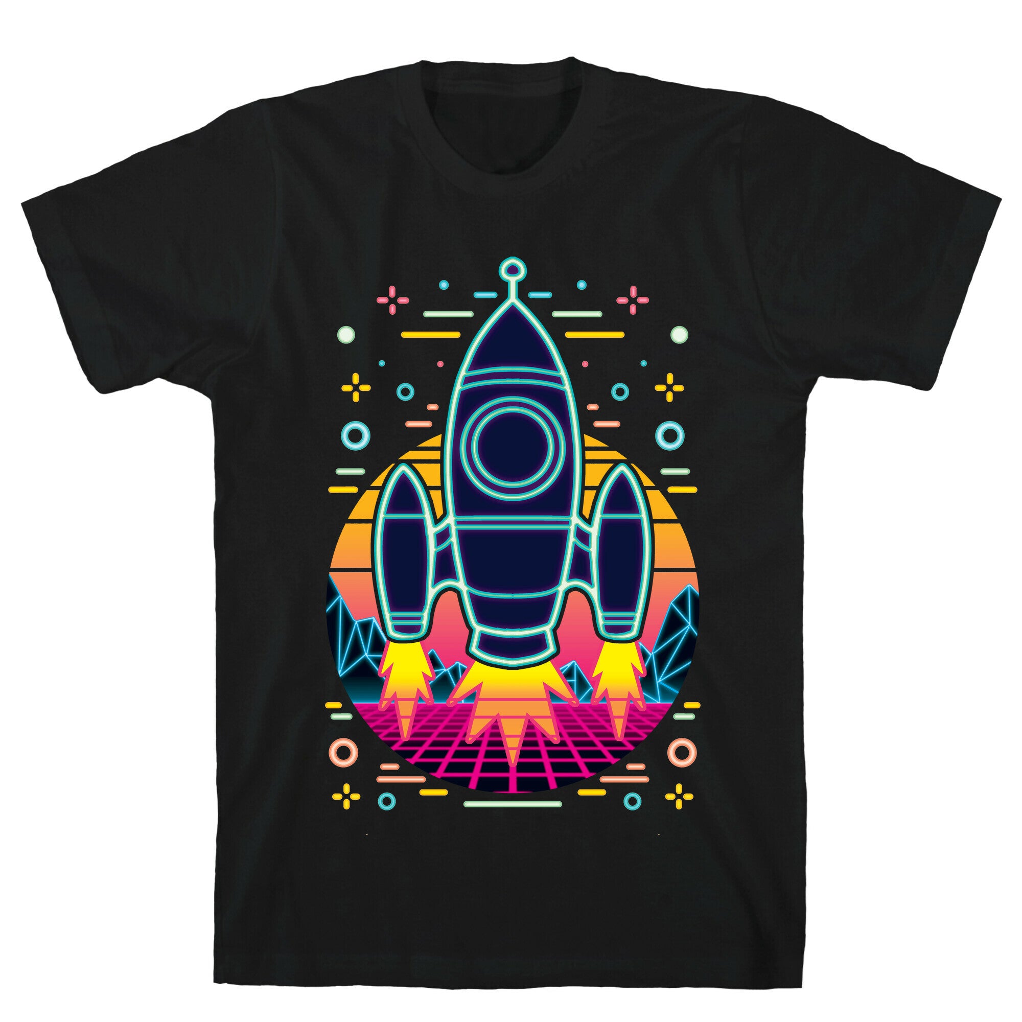 Synthwave Space Exploration T-Shirt