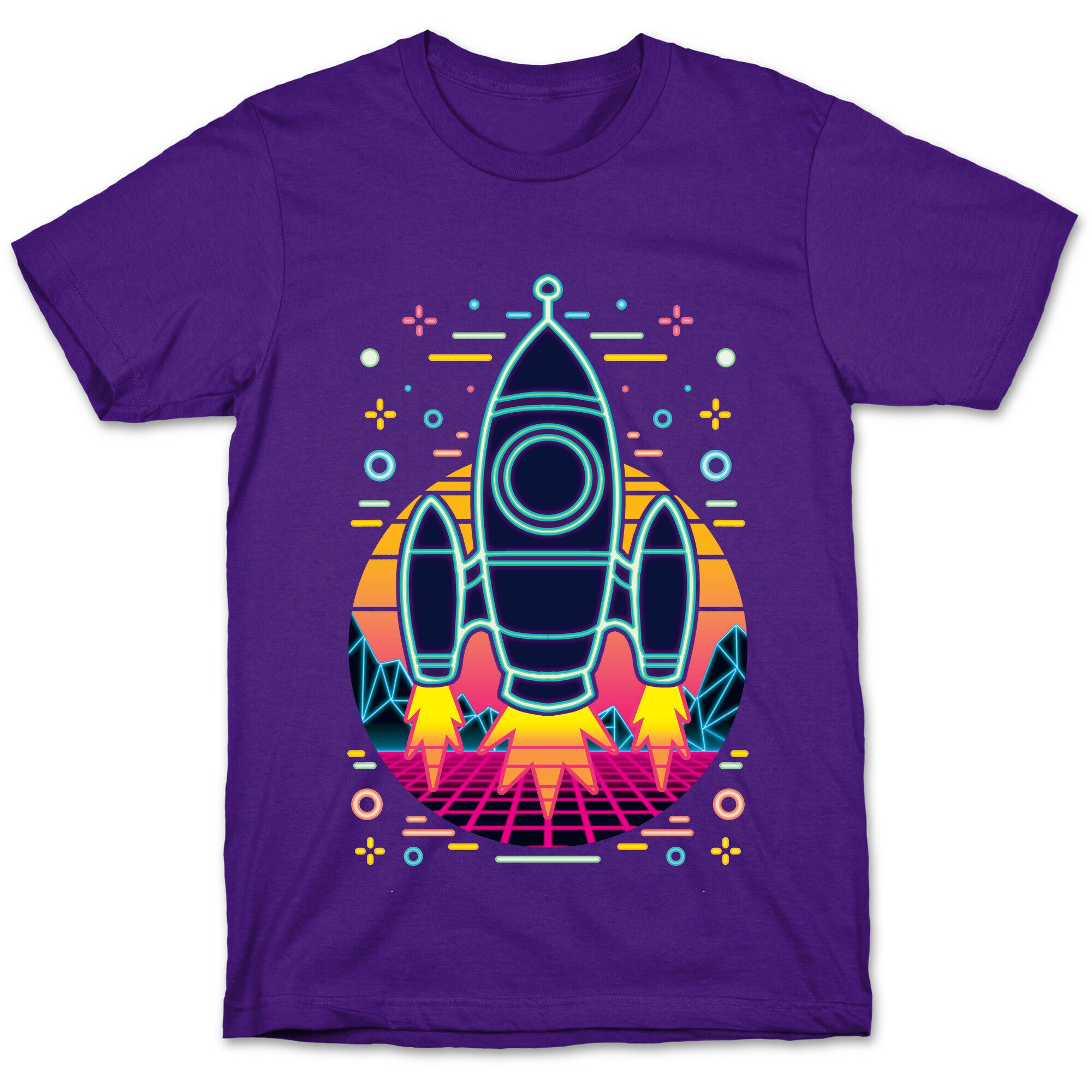 Synthwave Space Exploration T-Shirt