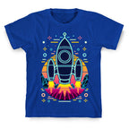 Synthwave Space Exploration T-Shirt