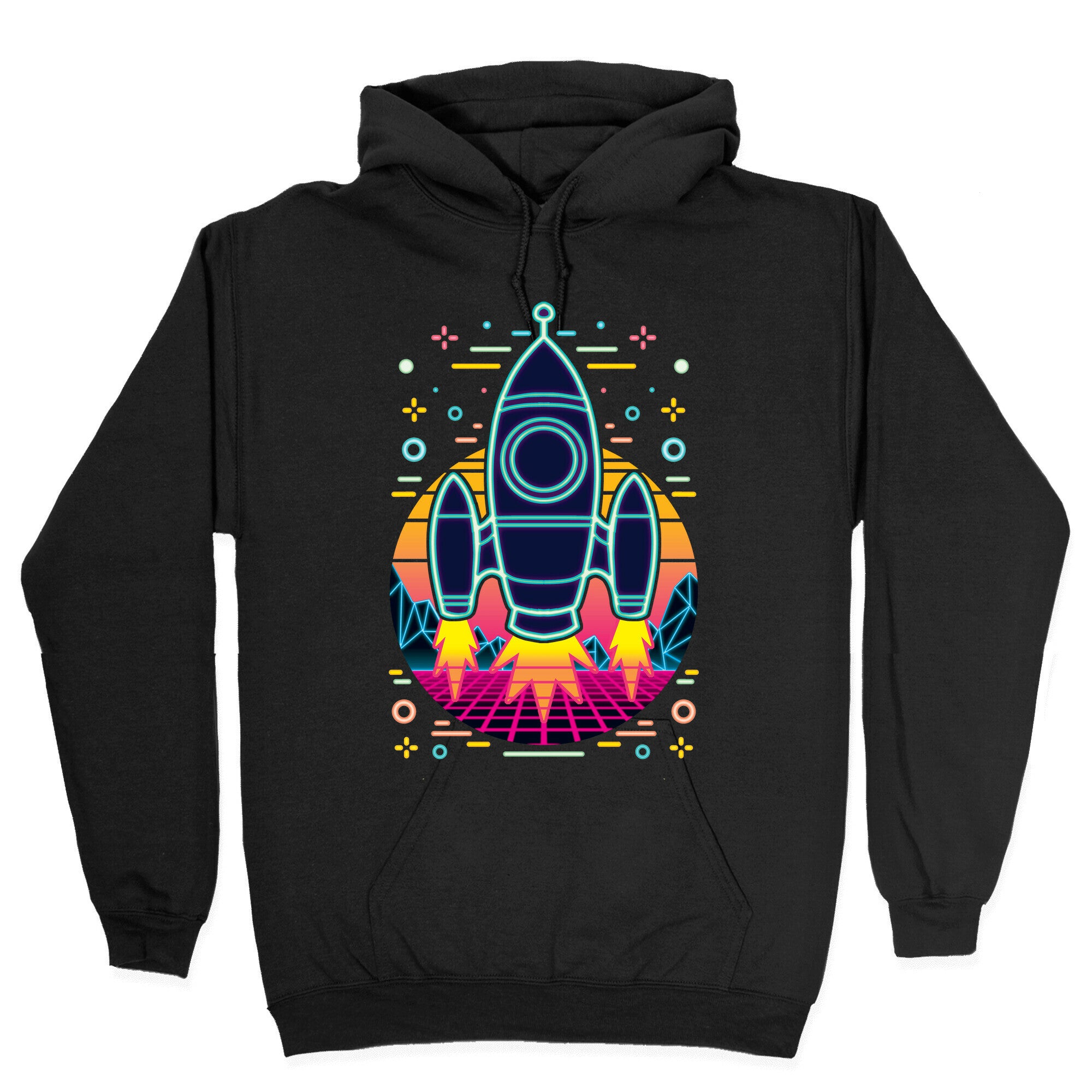 Synthwave Space Exploration Hoodie