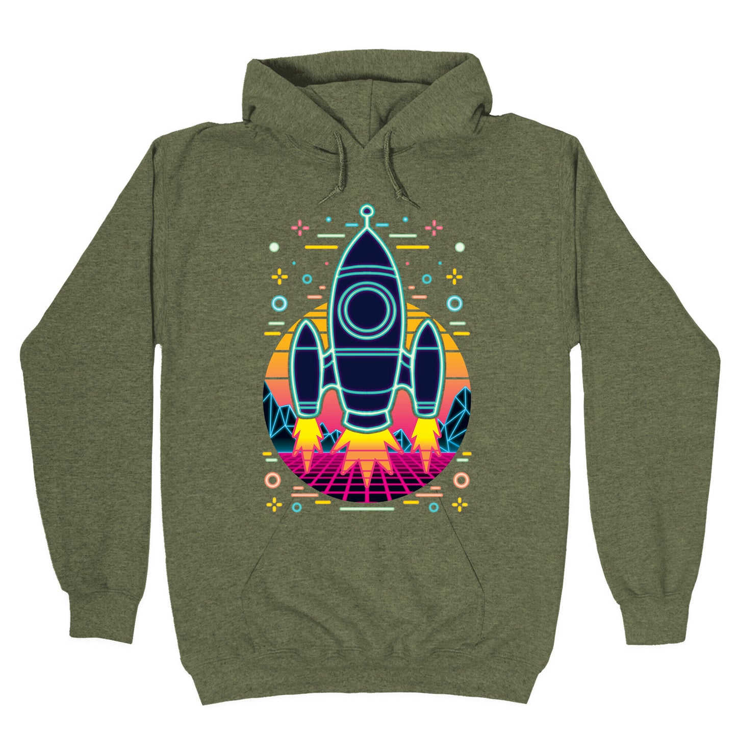 Synthwave Space Exploration Hoodie