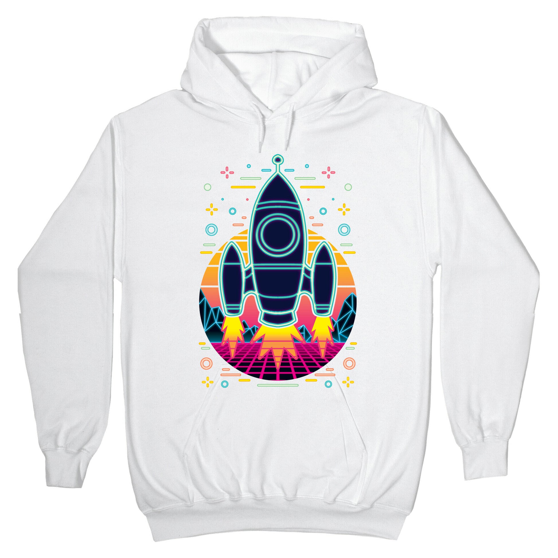 Synthwave Space Exploration Hoodie