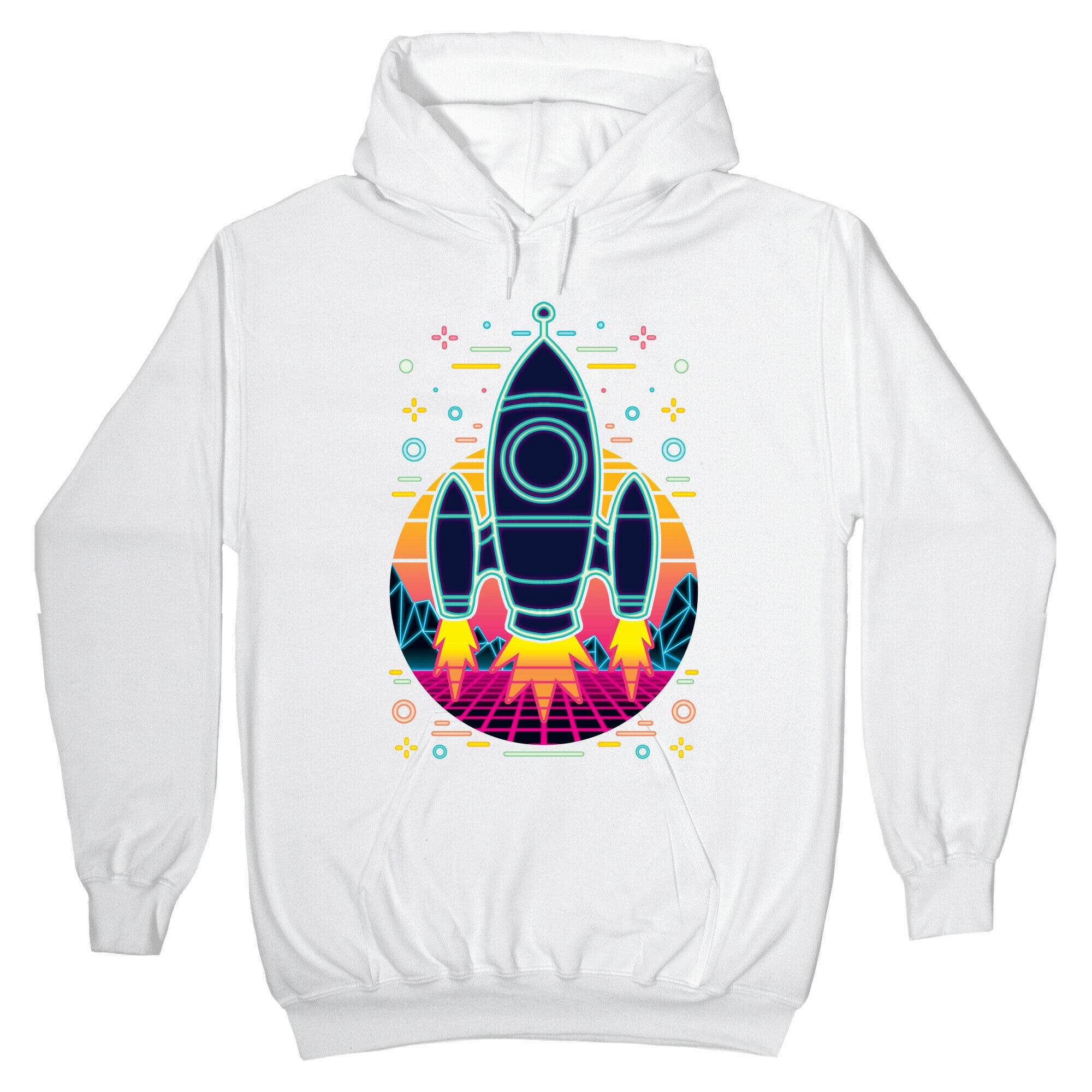 Synthwave Space Exploration Hoodie