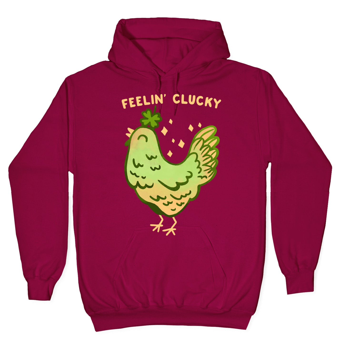 Feelin' Clucky St. Patrick's Day Chicken Hoodie