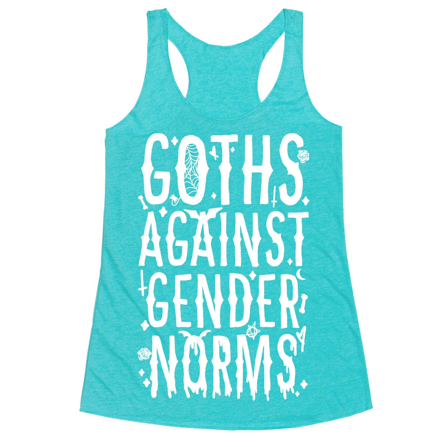 Goths Against Gender Norms Racerback Tank