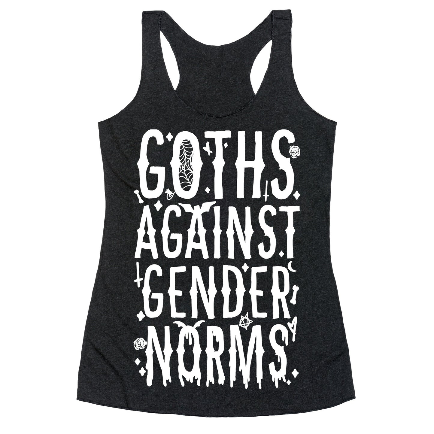 Goths Against Gender Norms Racerback Tank