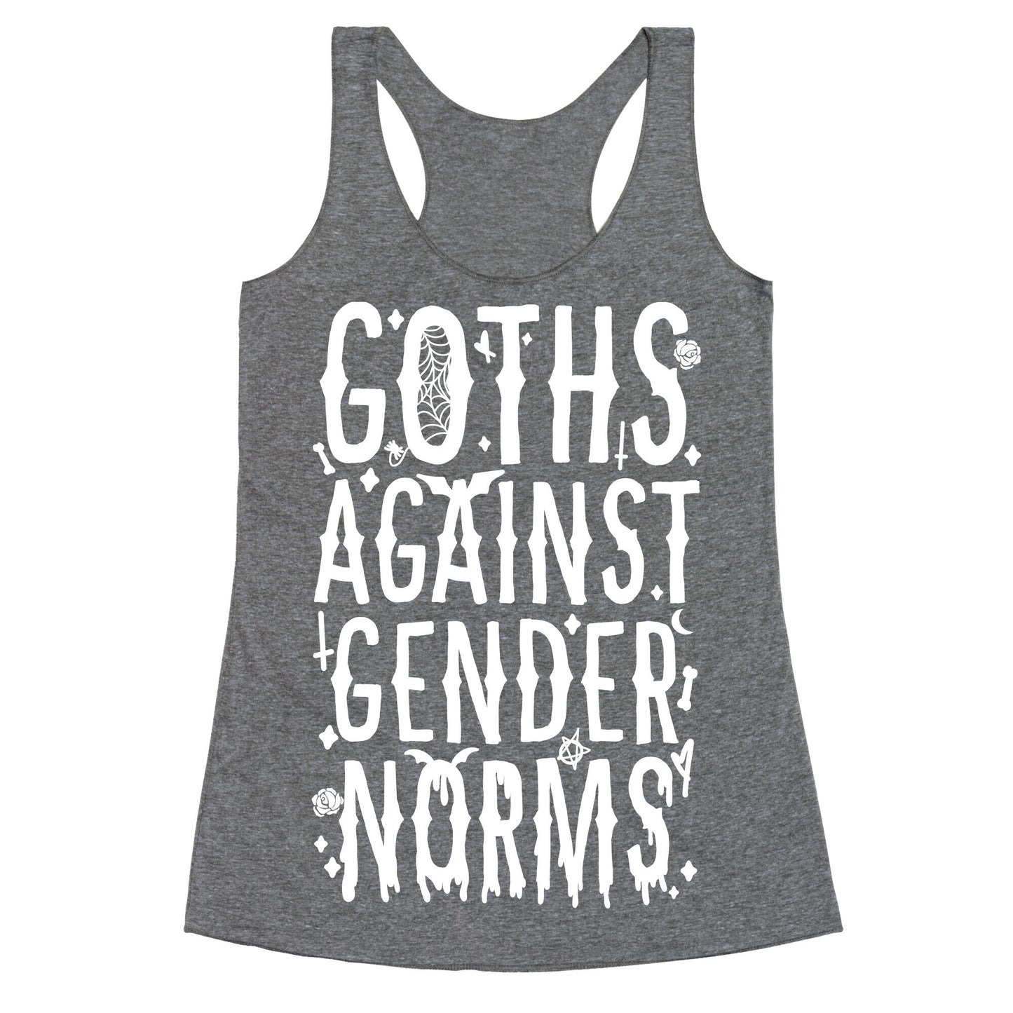 Goths Against Gender Norms Racerback Tank