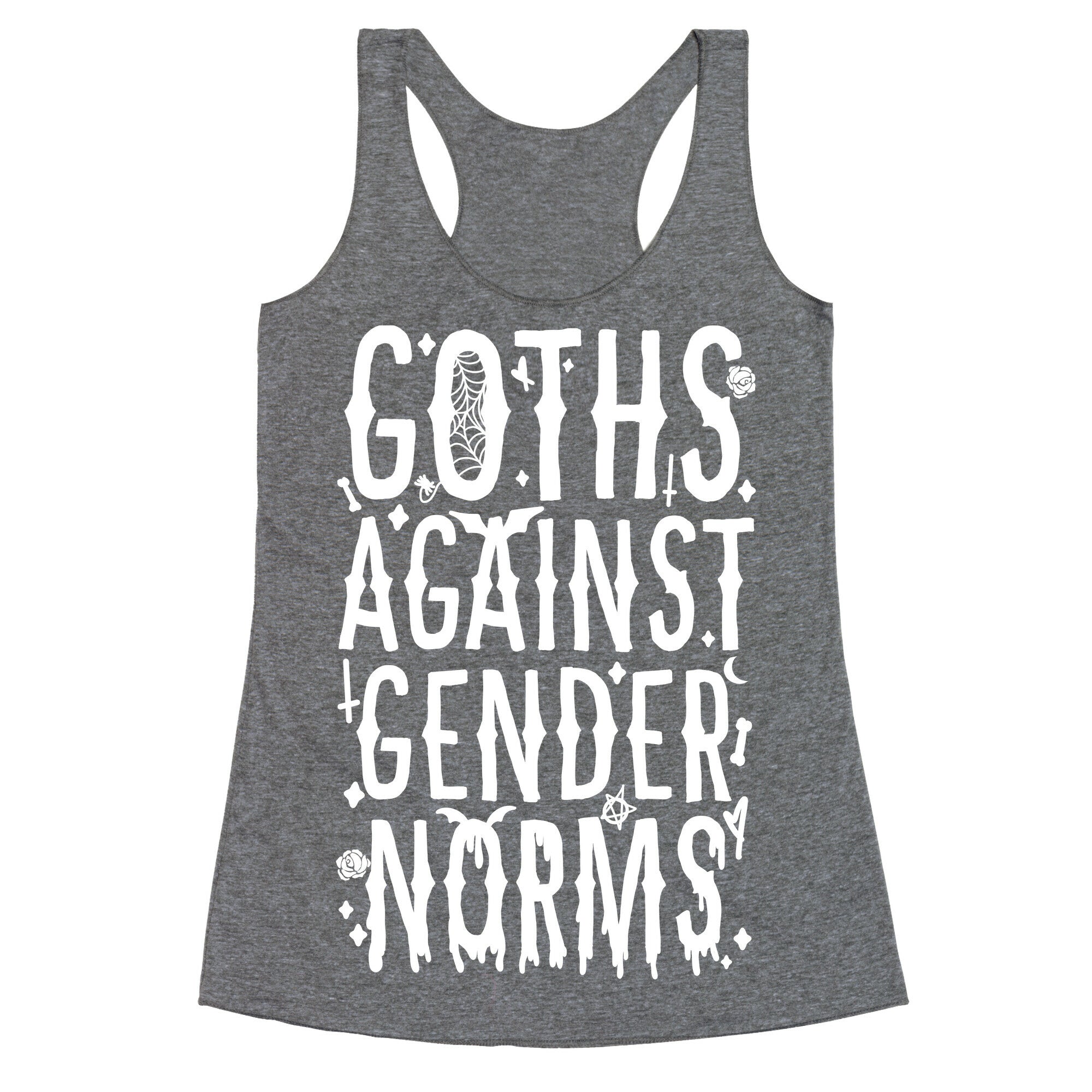 Goths Against Gender Norms Racerback Tank