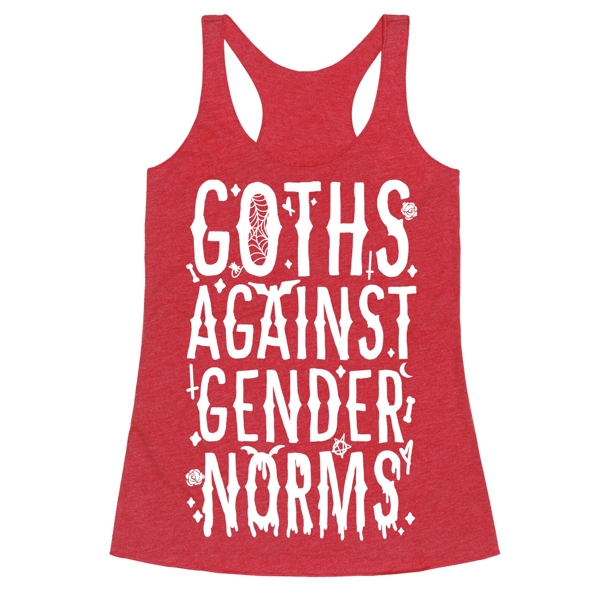 Goths Against Gender Norms Racerback Tank