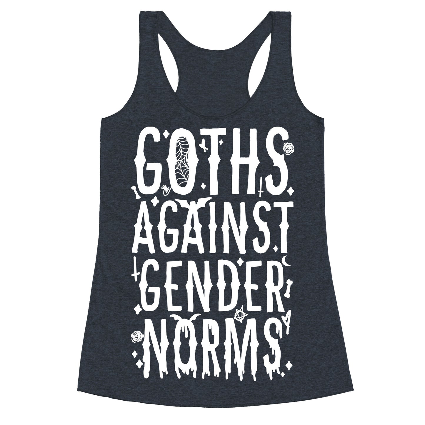 Goths Against Gender Norms Racerback Tank