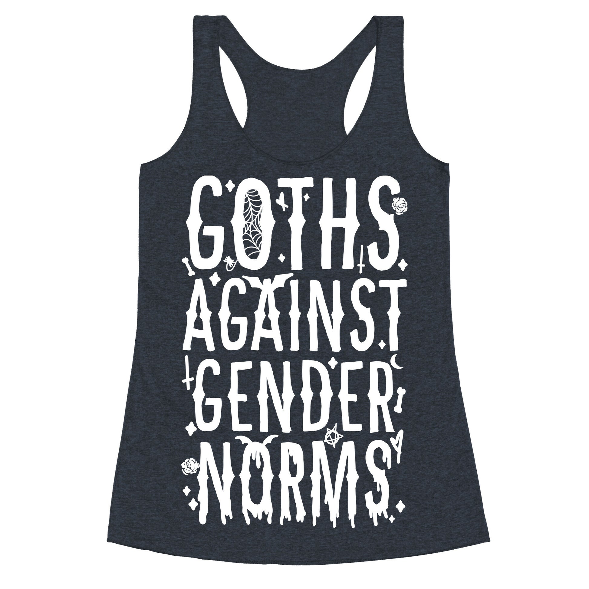 Goths Against Gender Norms Racerback Tank