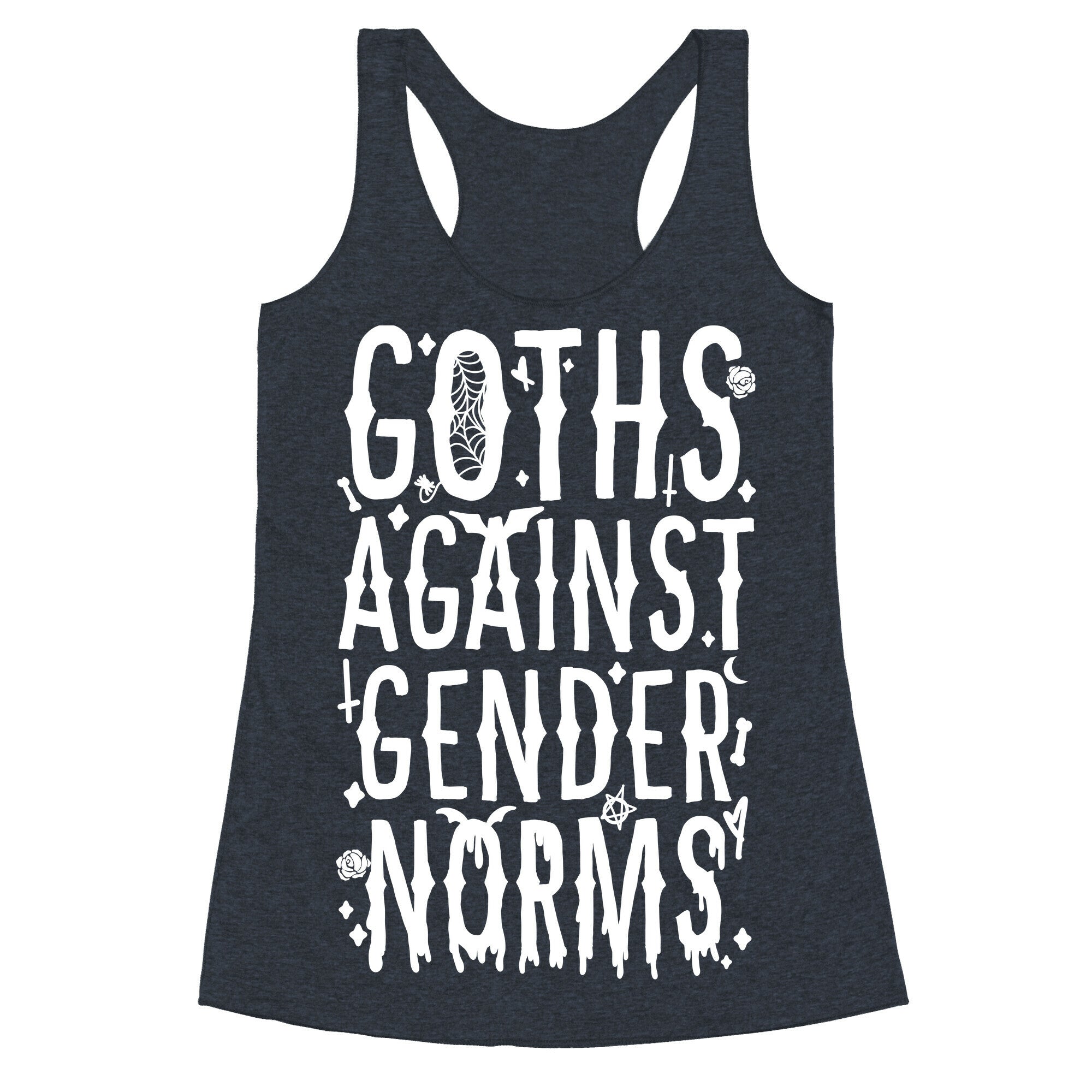 Goths Against Gender Norms Racerback Tank