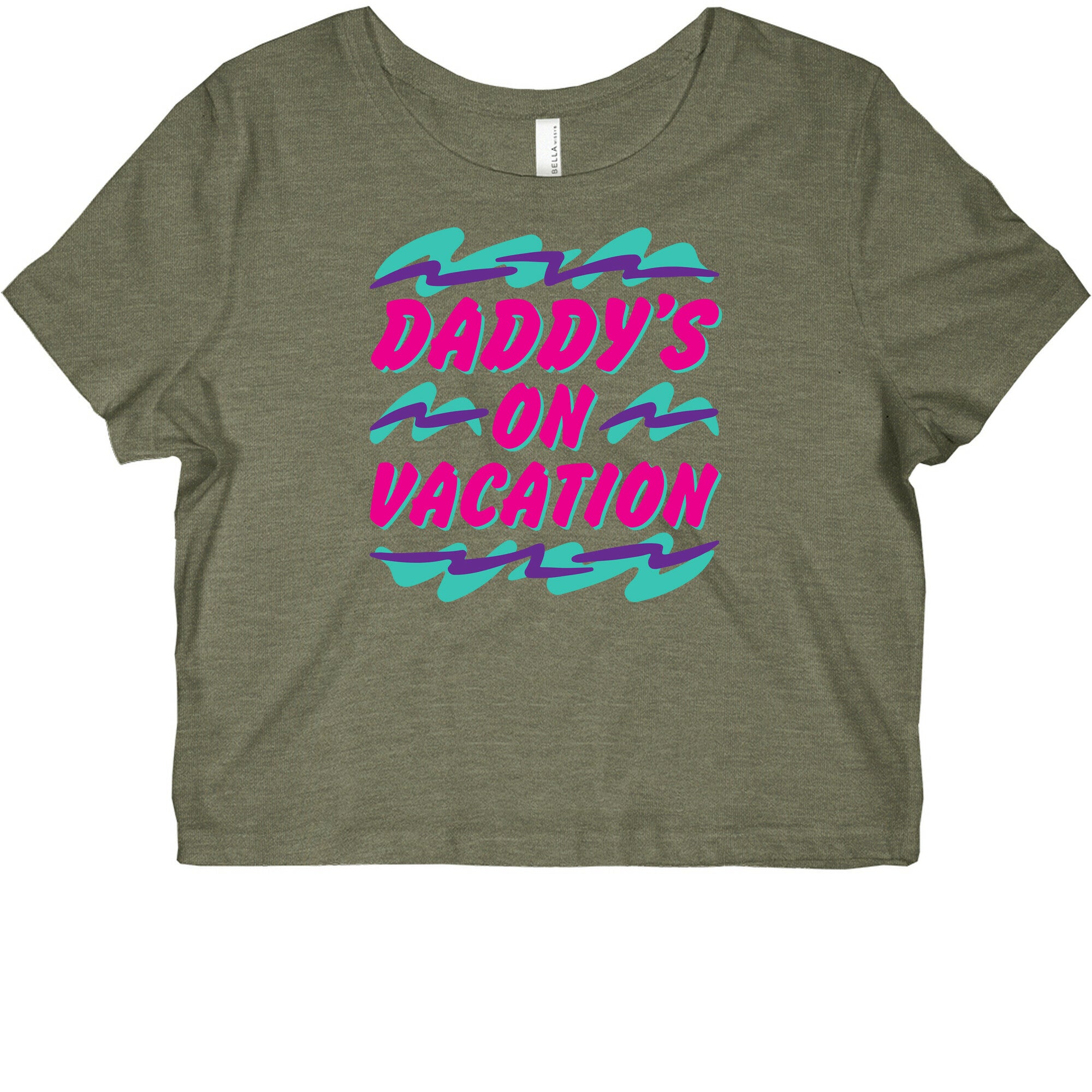 Daddy's On Vacation Graphic Baby Tee