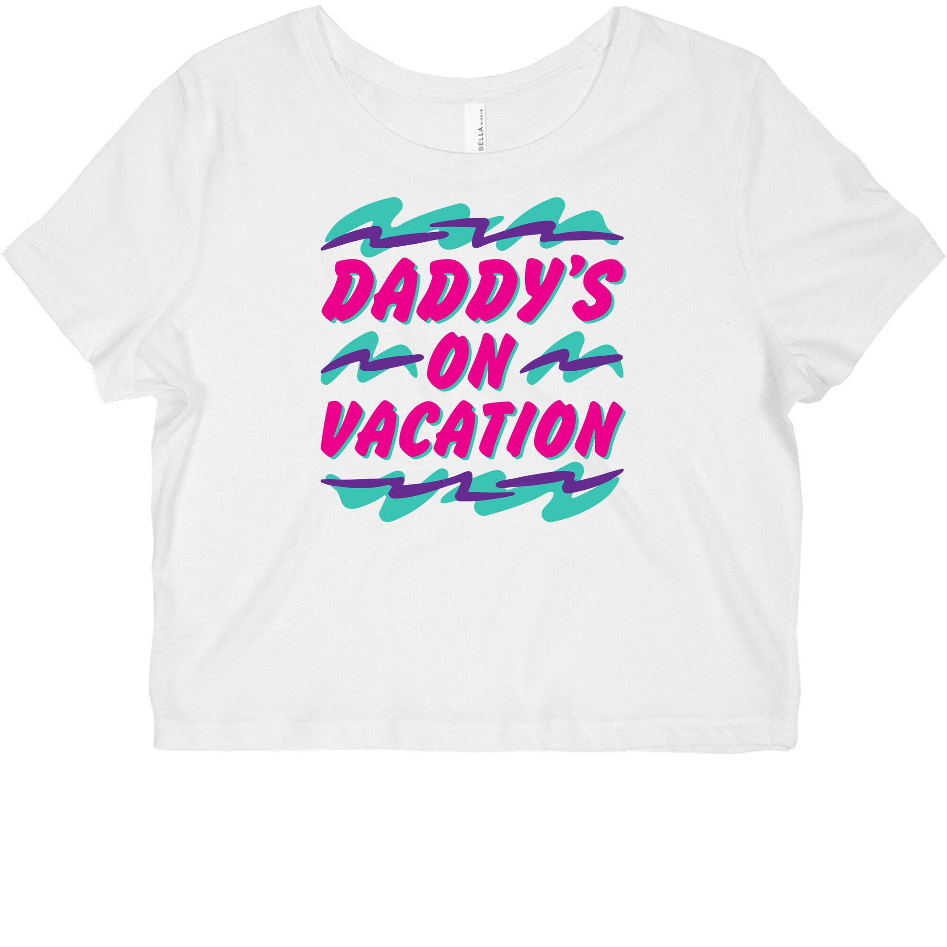 Daddy's On Vacation Graphic Baby Tee