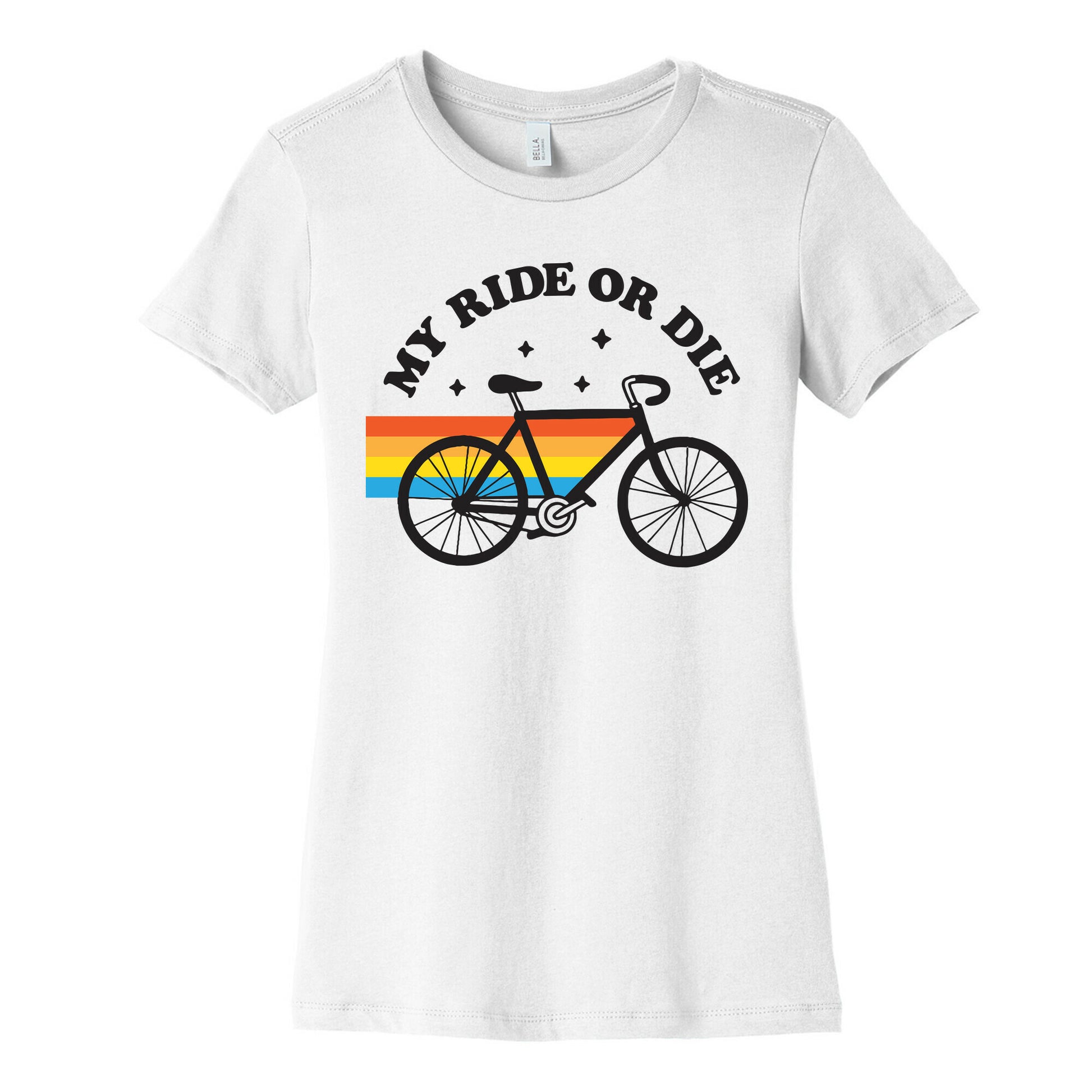 My Ride Or Die Bicycle Women's Cotton Tee