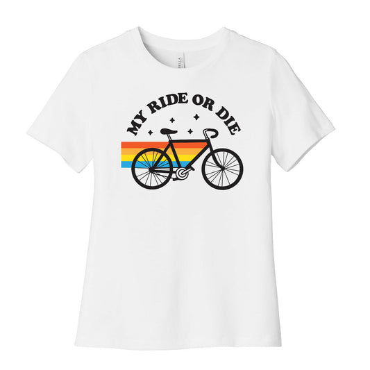 My Ride Or Die Bicycle Women's Cotton Tee