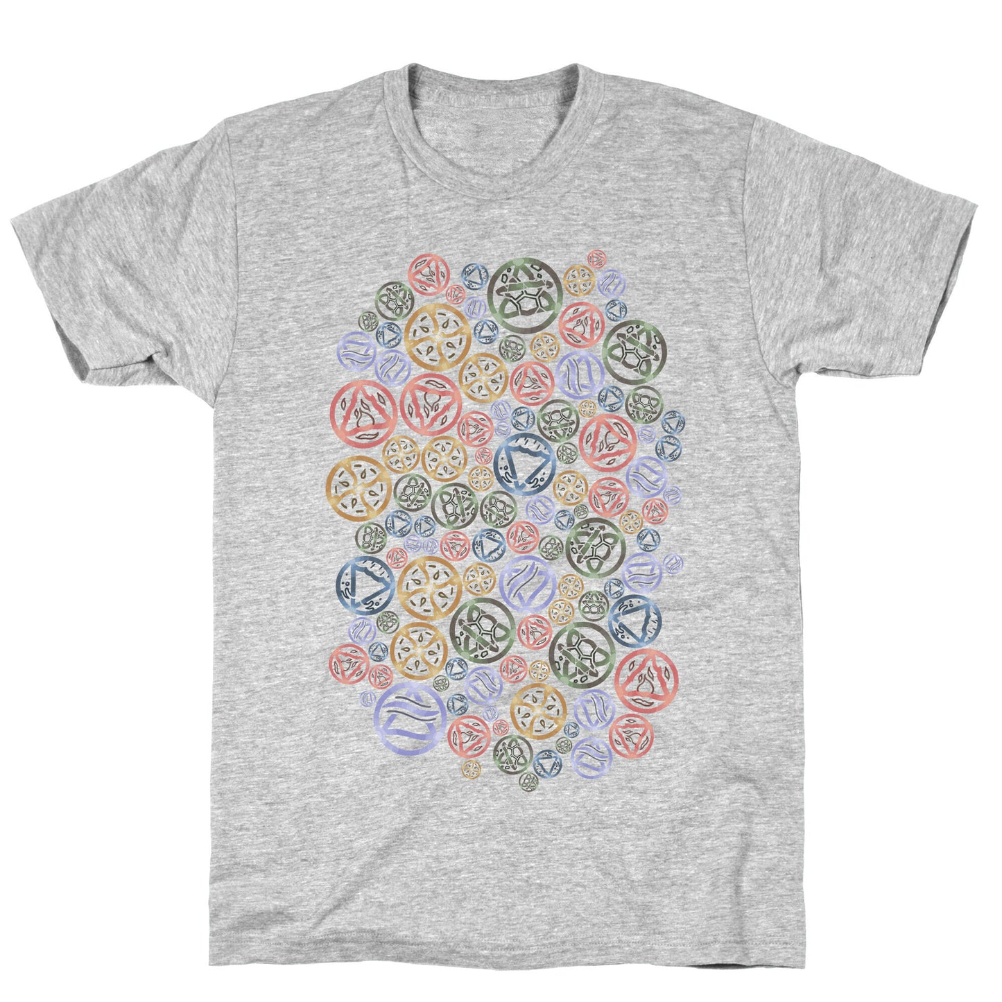 Witch's Elements Pattern T-Shirt